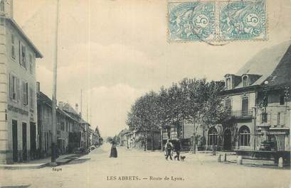 CPA FRANCE 38 "Les Abrets, Route de Lyon".