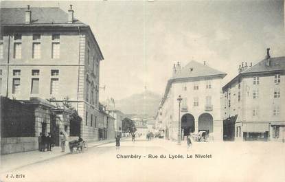 CPA FRANCE 73 " Chambéry, Rue du Lycée, Le Nivolet".