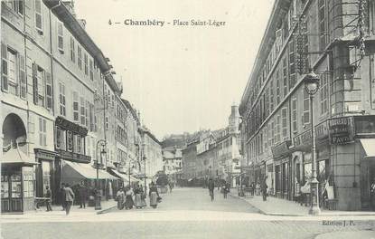 CPA FRANCE 73 " Chambéry, Place St Léger".