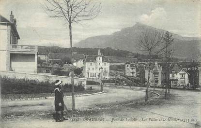 CPA FRANCE 73 " Chambéry, Pont de Lemenc, les villas et le Nivolet".