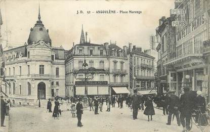 CPA FRANCE 16 " Angoulême, Place Marengo".