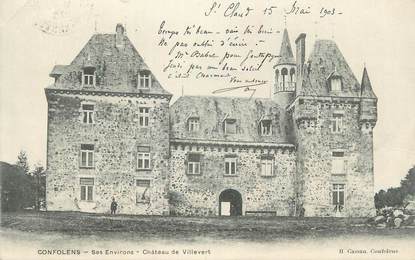 CPA FRANCE 16 " Confolens, Château de Villevert".
