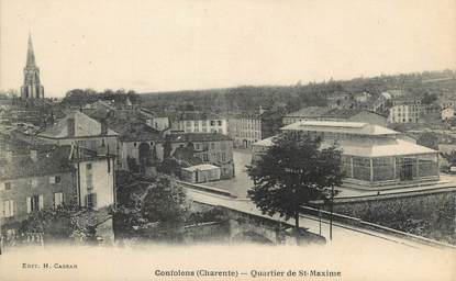 CPA FRANCE 16 " Confolens, Quartier de St Maxime".