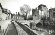 16 Charente CPSM FRANCE 16 " Confolens, Le vieux manoir et le Pont sur la Goire".