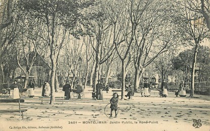 CPA FRANCE 26 "Montélimar, Jardin public"