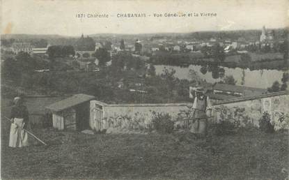 CPA FRANCE 16 "Chabanais, Vue générale et la Vienne".