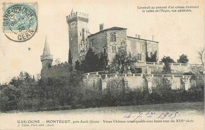 CPA FRANCE 32 " Montégut, Vieux château ".