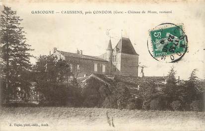 CPA FRANCE 32 "Caussens, Château de Mons".