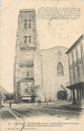 CPA FRANCE 32 " Lectoure, Cathédrale St Gervais".