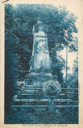 CPA FRANCE 32 " Saramon, Monument aux morts".