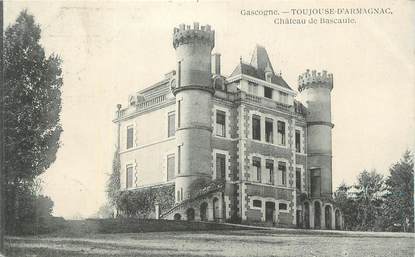 CPA FRANCE 32 " Toujouse d'Armagnac, Le château de Bascaule".