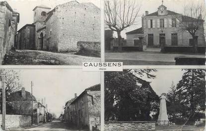 CPSM FRANCE 32 " Caussens, Vues".