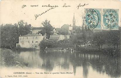 CPA FRANCE 32 " Condom, Vue des bains et quartier St Michel".