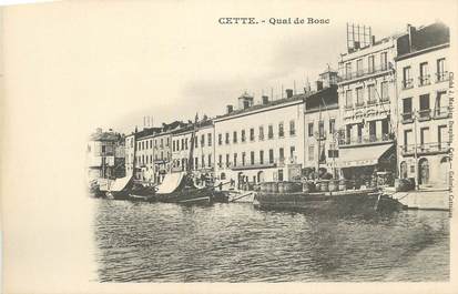 CPA FRANCE 34 " Cette, Quai de Bosc".