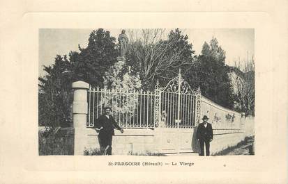CPA FRANCE 34 " St Pargoire, La vierge".