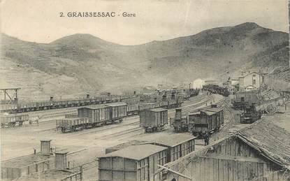 CPA FRANCE 34 "Graissenac, Gare".