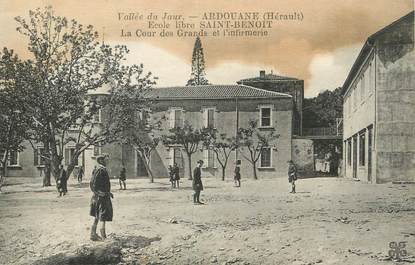 CPA FRANCE 34 "Ardouane, Ecole libre St Benoit, la cour des grands et l'infirmerie".