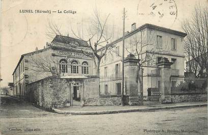 CPA FRANCE 34 "Lunel, Le collège".