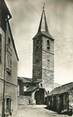 34 Herault CPSM FRANCE 34 "Fraisse sur Agout, Entrée de l'église et le clocher".