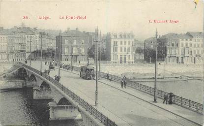 CPA BELGIQUE "Liège, le Pont Neuf"