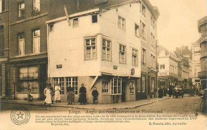 CPA BELGIQUE "Liège, les rues Chêravoie et Florimond"