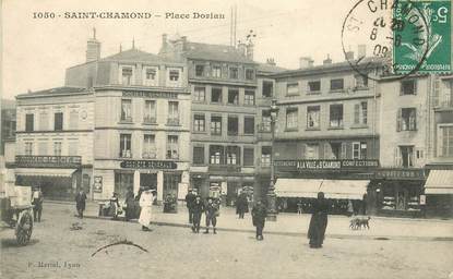 CPA FRANCE 42 "Saint Chamond, Place Doriau"