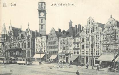 CPA BELGIQUE "Gand, le marché aux grains"