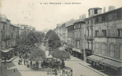 CPA FRANCE 34 " Pézénas, Cours Molière".