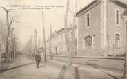 34 Herault CPA FRANCE 34 " Pézénas, Avenue de la gare et école supérieur de filles".