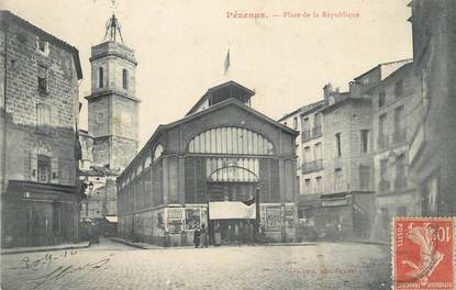 CPA FRANCE 34 " Pézénas, Place de la République".