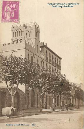 CPA FRANCE 34 " Frontignan Les Muscats, Boulevard Gambetta".