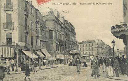 CPA FRANCE 34 " Montpellier, Boulevard de l'Observatoire".