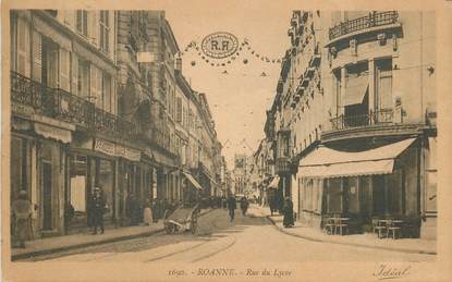 CPA FRANCE 42 "Roanne, rue du Lycée"