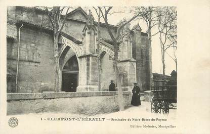 CPA FRANCE 34 " Clermont L'Hérault, Sanctuaire de Notre Dame du Peyrou".