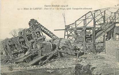 CPA FRANCE 62 " Carvin, Les mines, le triage après l'occupation Allemande".