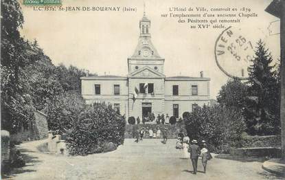 CPA FRANCE 38 " St Jean de Bournay, L'Hôtel de Ville".