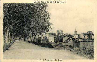 CPA FRANCE 38 " St Jean de Bournay, L'Avenue de la Gare".