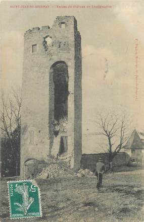 CPA FRANCE 38 " St Jean de Bournay, Ruines du château de Lesdiguières".