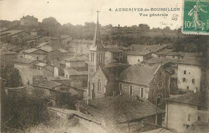 CPA FRANCE 38 " Auberives de Roussillon, Vue générale".