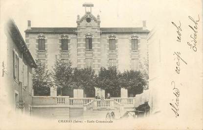 CPA FRANCE 38 " Chanas, Ecole communale".