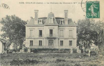 CPA FRANCE 38 " Chanas, Le château".
