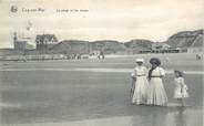 Belgique CPA BELGIQUE "Coq sur Mer, la plage et les dunes"