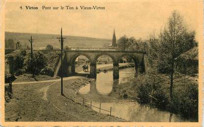 CPA BELGIQUE "Virton, pont sur le Ton"