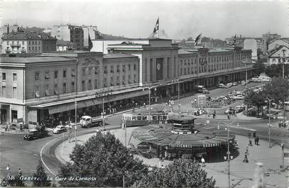 CPSM SUISSE "Genève, la gare de Cornavin"