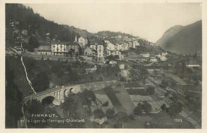 CPSM SUISSE "Finhaut, ligne Martigny Châtelard"