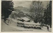 Suisse CPSM SUISSE "Vue sur Caux et les Dents du Midi depuis Sonloup"