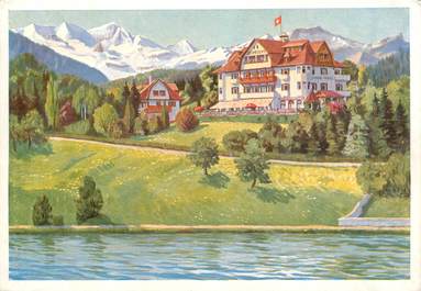 CPSM SUISSE "Spiez, Strand Hotel Belvédère"