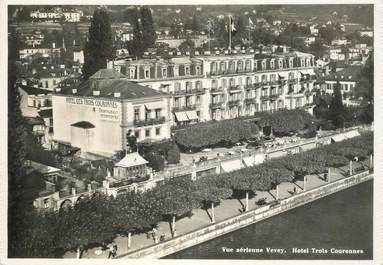 CPSM SUISSE "Vevey, Hotel Trois Couronnes"