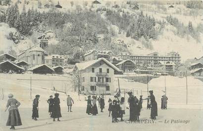 CPA SUISSE "Champéry, le patinage"