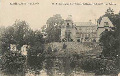 CPA FRANCE 50 "Le Vast, Le château".